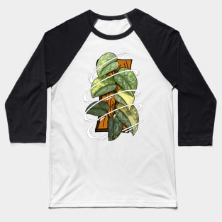 SCINDAPSUS EXOTICA YELLOW VARIEGATA Baseball T-Shirt